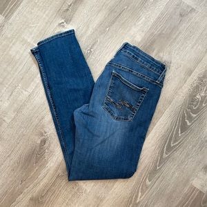 Boyfriend Mid Rise Slim Leg Jeans W30 L29